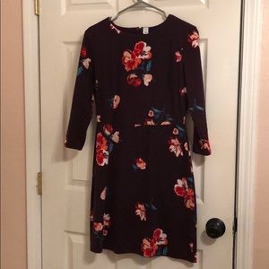 Knee length flower dress